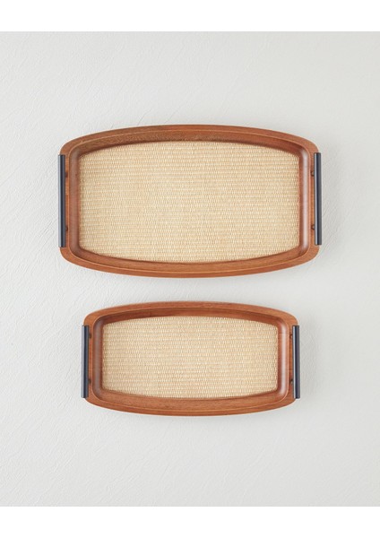 Şık Kahverengi Dekoratif Tepsi 22X37 Cm, Ev ve Ofis Için Ideal Seçim fırsatları