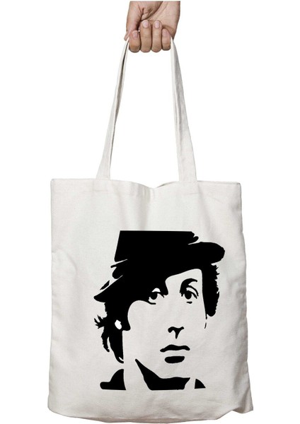 Rocky Balboa Şapka Iki Taraf Kalıcı Yıkanabilir Okul Plaj Omuz Bez Çanta