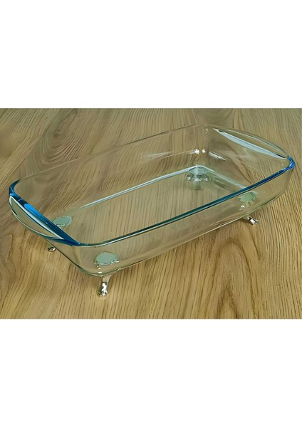 Mini Ayaklı Derin Cam Sunum ve Servis Tepsisi, Şık ve Kullanışlı Tasarım fiyatları