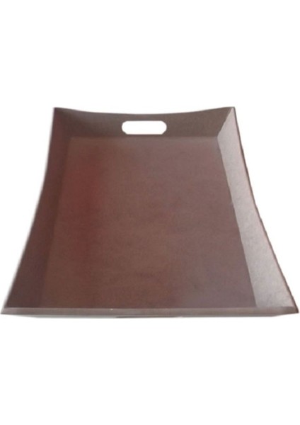 Kahverengi Mdf Kayık Derin Tepsi, Şık ve Kullanışlı Mutfak Aksesuarı