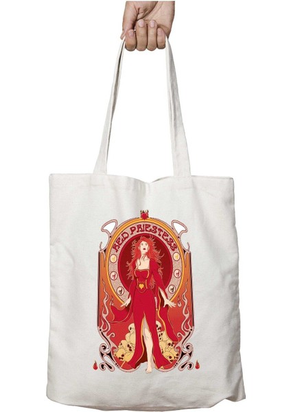 Melisandre Red Princess Game Of Thrones Iki Tarafı Kalıcı Baskılı Yıkanabilir Çanta