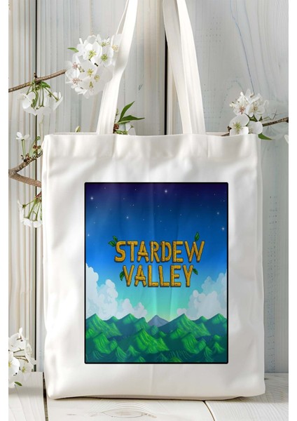 Stardew Valley Oyun Baskılı Omuz Çanta Kişiye Özel Model 12