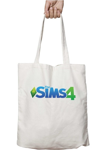 The Sims 4 Iki Tarafı Kalıcı Baskılı Yıkanabilir Çanta