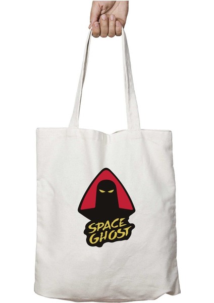 Space Ghost Hanna-Barbera Iki Tarafı Kalıcı Baskılı Yıkanabilir Çanta