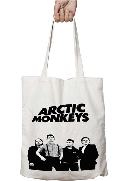 Arctic Monkeys Iki Taraf Kalıcı Yıkanabilir Okul Plaj Omuz Bez Çanta
