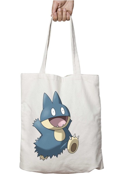 Pokemon Çizgi Film Iki Taraf Kalıcı Yıkanabilir Okul Plaj Omuz Bez Çanta