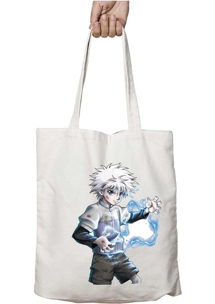 Hunter x Hunter Iki Taraf Kalıcı Yıkanabilir Okul Plaj Omuz Bez Çanta