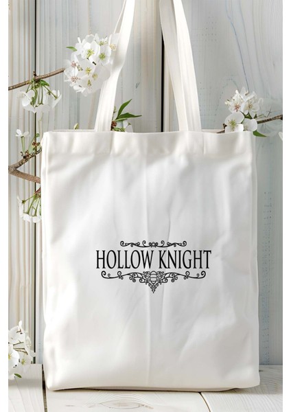 Hollow Knight Baskılı Bez Çanta Omuz Çantası Kişiye Özel Model 3