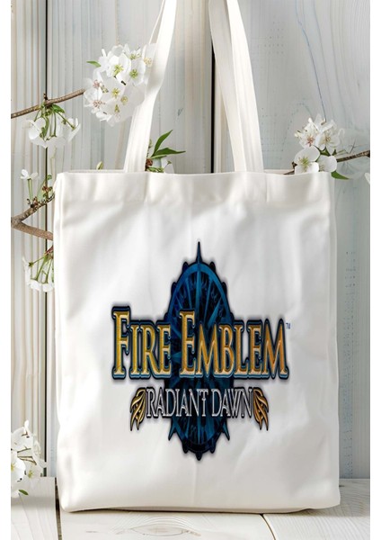 Fire Emblem Baskılı Bez Çanta Çift Taraflı Baskı Kişiye Özel Model 1