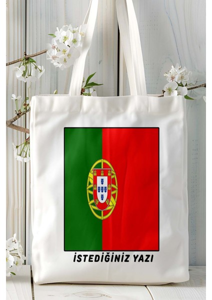 Portekiz Poland Bayrak Baskılı Bez Çanta Omuz Çantası Kişiye Özel Model fiyatları