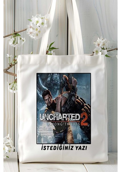 Uncharted 2: Among Thieves Oyun Baskılı Omuz Çanta Kişiye Özel Model 2 fiyatları