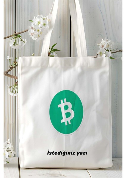 Bitcoin Kripto Baskılı Bez Çanta Kişiye Özel Model 1 fiyatları