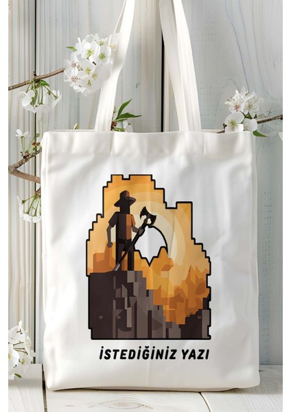 Minecraft Oyun Baskılı Omuz Çanta Kişiye Özel Model 11 fiyatları