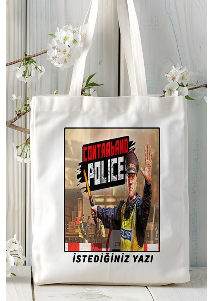 Contra Band Police Oyun Baskılı Omuz Çanta Kişiye Özel Model 2 fiyatları