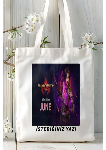 Shadow Fight Mobil Oyun Baskılı Omuz Çanta Çift Tafaflı Baskı Kişiye Özel 10 fiyatları