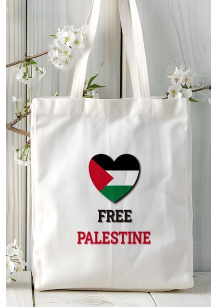 Filistin Palestine Bayrak Baskılı Omuz Çanta Model