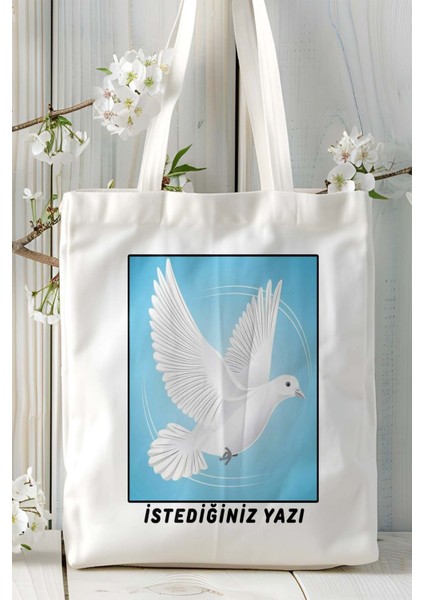 Güvercin Baskılı Omuz Çanta Kişiye Özel Model 2 fiyatları