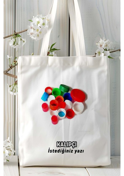 Kalıpçı Baskılı Bez Omuz Çantası Kişiye Özel Model 3