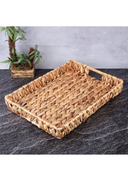 Bambu Hasırlı 3'lü Kare Sunum Tepsisi, Kahve, Çay ve Kahvaltı Için Şık ve Doğal Seçenek fiyatları