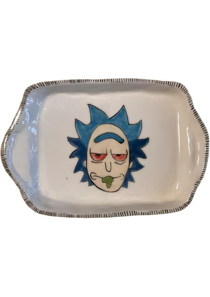 Beyaz Seramik Tepsi, Şık ve Dayanıklı, Çok Amaçlı Kullanım