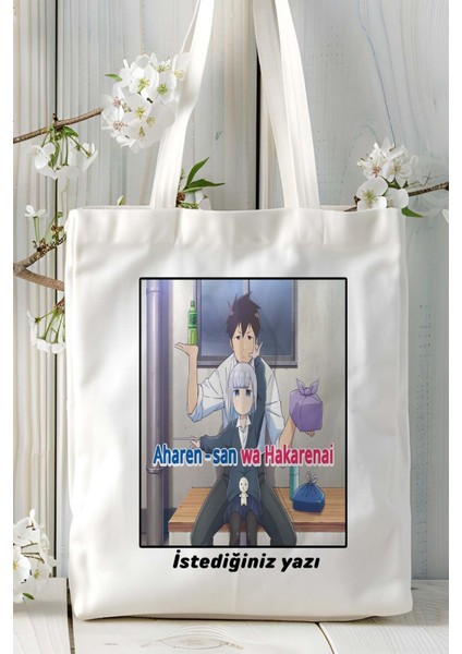 Aharen-San Wa Hakarenai Baskılı Bez Omuz Çantası Kişiye Özel Model 2 fiyatları
