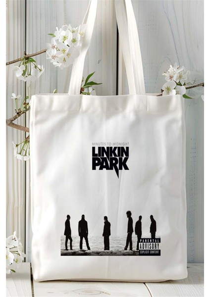 Linkin Park Baskılı Bez Çanta Kişiye Özel Model 1