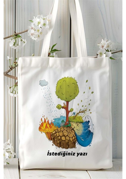 Deprem Baskılı Bez Çanta Kişiye Özel Model 2 fiyatları