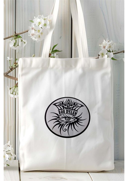 Bob Dylan Baskılı Bez Çanta Kişiye Özel Model 1