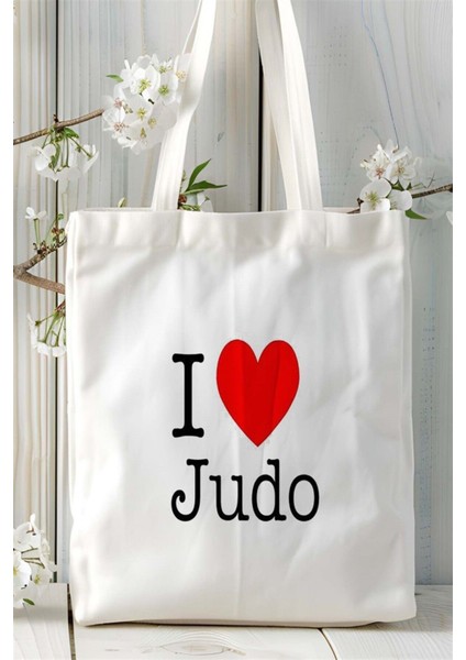 Judo Baskılı Bez Çanta Kişiye Özel Model 1