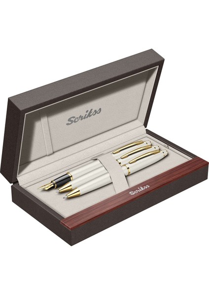 & WizDesign 35 Dolmakalem + Tükenmezkalem + Versatil Üçlü Set Beyaz Altın (Ömür Boyu Garantili - Lüks Kutulu - İsme Özel Tasarım) indirimleri