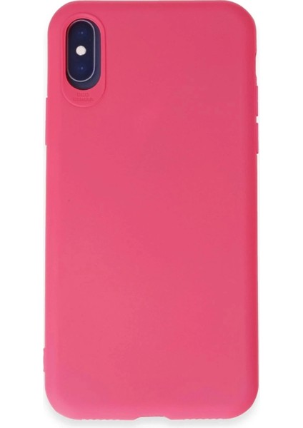 iPhone x Kılıf First Silikon - Pembe