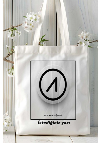 Aioz Network Baskılı Bez Çanta Omuz Çantası Kişiye Özel Desen 3 fiyatları