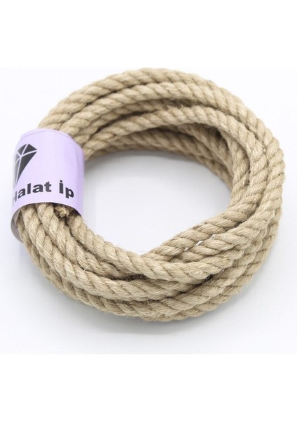 Turuncu Hasır Ip 15M 8mm, Dayanıklı ve Çok Amaçlı Kullanım Için Uygun