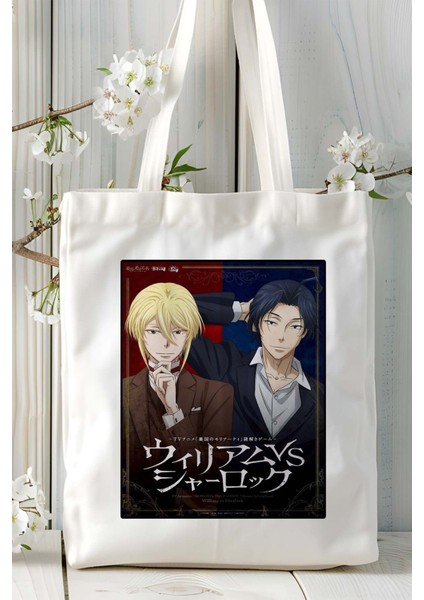 Moriarty The Patriot Baskılı Bez Omuz Çantası Kişiye Özel Model 2