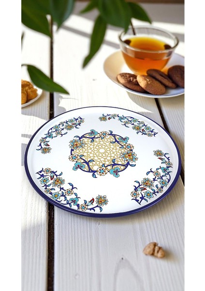 36 cm Lacivert Sunum Tabağı, Tepsi, Supla, Pasta Servis Seti, Hediye fiyatları