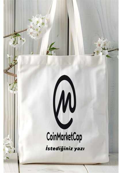 Coinmarketcap Coin Market Cap Baskılı Bez Çanta Kişiye Özel Model 1 fiyatları