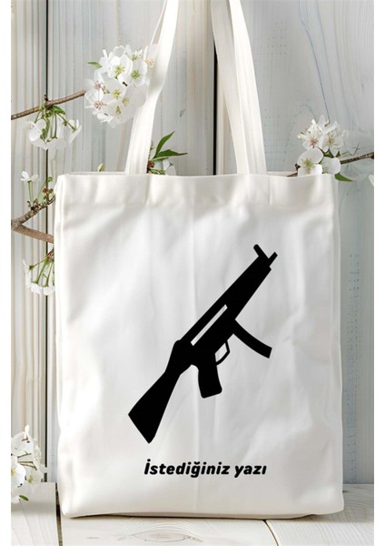 Mp-5 Baskılı Bez Çanta Kişiye Özel Model 1 fiyatları