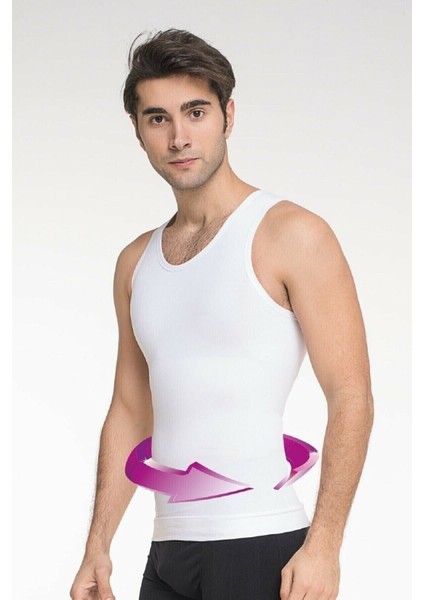Premium Erkek Atlet Korse | Bel Göğüs Göbek Toparlayıcı