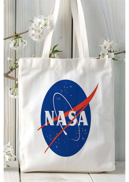 Nasa Baskılı Bez Çanta Kişiye Özel Model 4