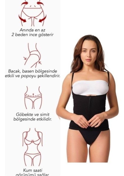 Kadın Askılı Latex Lohusa Bel ve Göbek Korsesi fırsatları