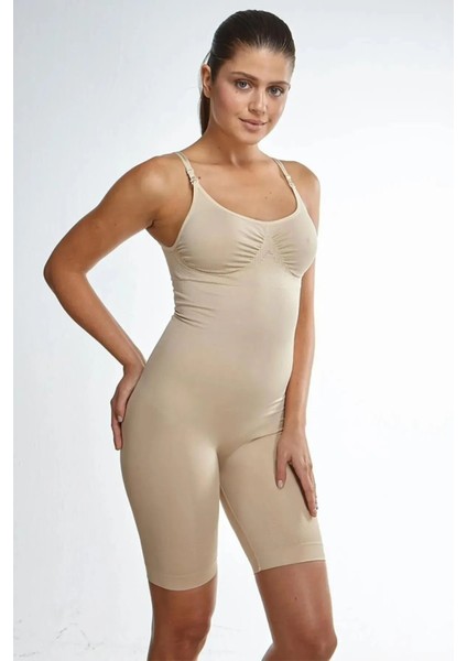 Kadın Boydan Korse Göbek, Basen, Göğüs, Kalça Için Tüm Vücut Tam Boy Toparlayıcı Korse