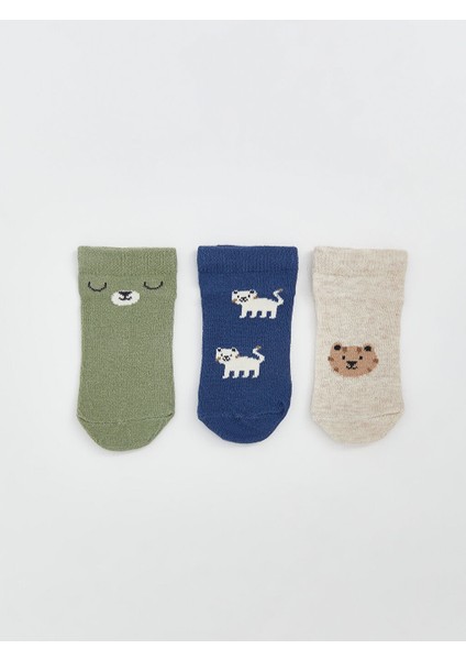 Yeni Sezon Cizgili Erkek Bebek Patik Corap 10'lu - S5KV97Z1 fiyatları