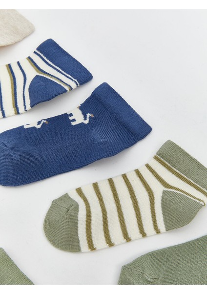 Yeni Sezon Cizgili Erkek Bebek Patik Corap 10'lu - S5KV97Z1 modelleri