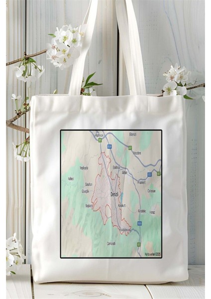 Deprem Baskılı Bez Çanta Omuz Çantası Kişiye Özel Desen 2