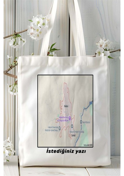 Hakkari Baskılı Bez Çanta Omuz Çantası Kişiye Özel Desen 30 fiyatları