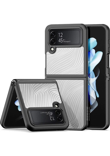 Dux Ducis Samsung Z Flip4 5g Aimo Series Premium Buzlu Sert Pc-Tpu KILIF-(1903)