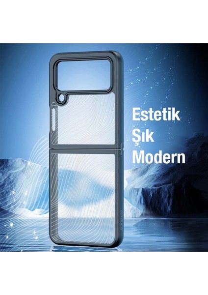 Dux Ducis Samsung Z Flip4 5g Aimo Series Premium Buzlu Sert Pc-Tpu KILIF-(1903) fırsatları