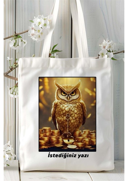 Altın Baskılı Bez Çanta Omuz Çantası Kişiye Özel Desen 4 fiyatları