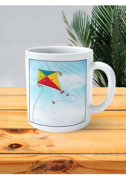 Uçurtma Baskılı Kupa Bardak Kişiye Özel Desen 1