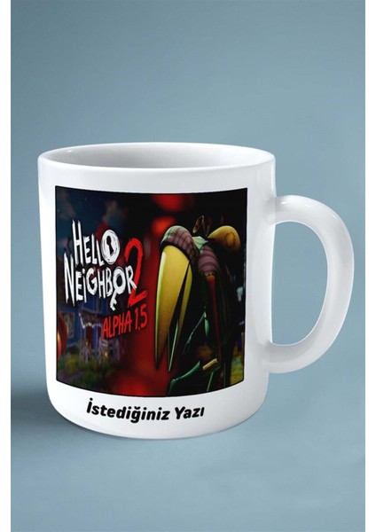 Hello Neighbor Mobil Oyun Baskılı Kupa Bardak Çift Taraflı Baskı Kişiye Özel Model 8 fiyatları